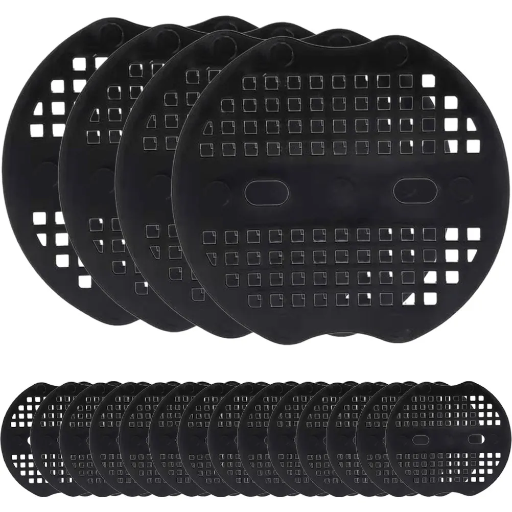 40Pcs Garden Staples Gasket Heavy Duty Plastic Landscaping Fabric Securing Pads for Tent Ground Stakes Yard Lawn Anchors