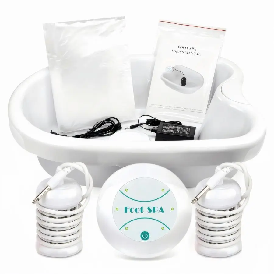 

Detox Foot Bath Machine, Personal Ionic Foot Cleanse Ionic Foot Bath SPA Machine Foot Detox System for Home Beauty Salon Spa wit