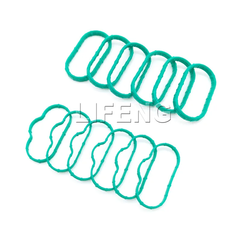 Engine Intake Manifold Gasket Set Upper & Lower For Jaguar S-TYPE XF XJ V6 3.0L X250 X350 X351 XR843536 XR843533