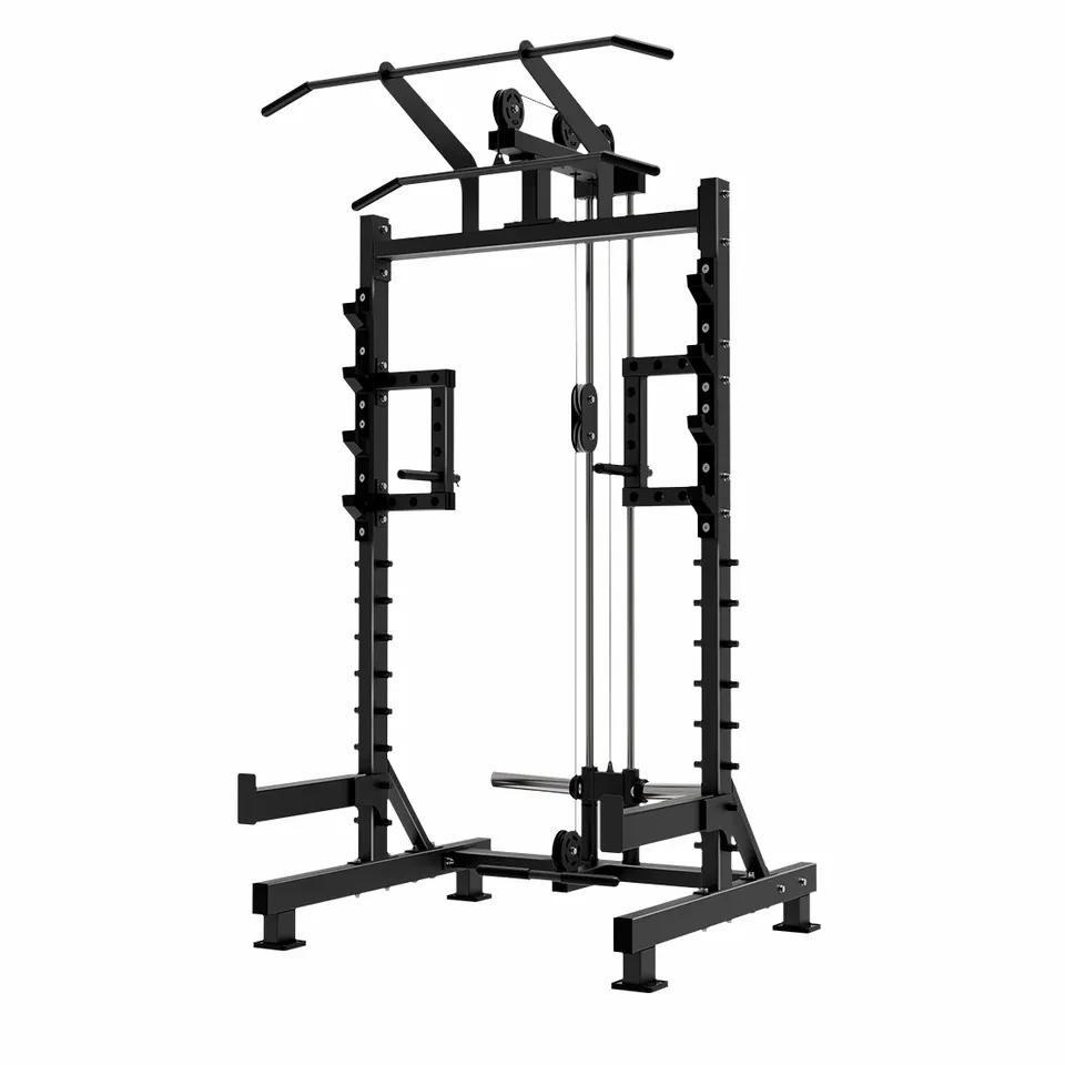 Gym Machines Fitness Equipment Smith Machine Squat Power Cage Comprehensive Training Exercise Sports Use Power Rack