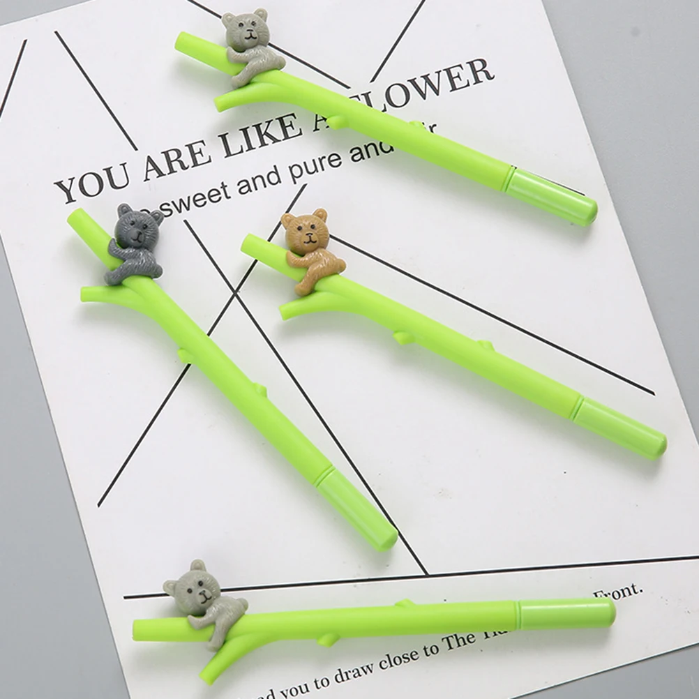 

12pcs Cartoon Gel Pen Colored Koala Shell 0.5mm Black and Blue Ink Pens DIY Japanese Office Stationery and School Supplies (