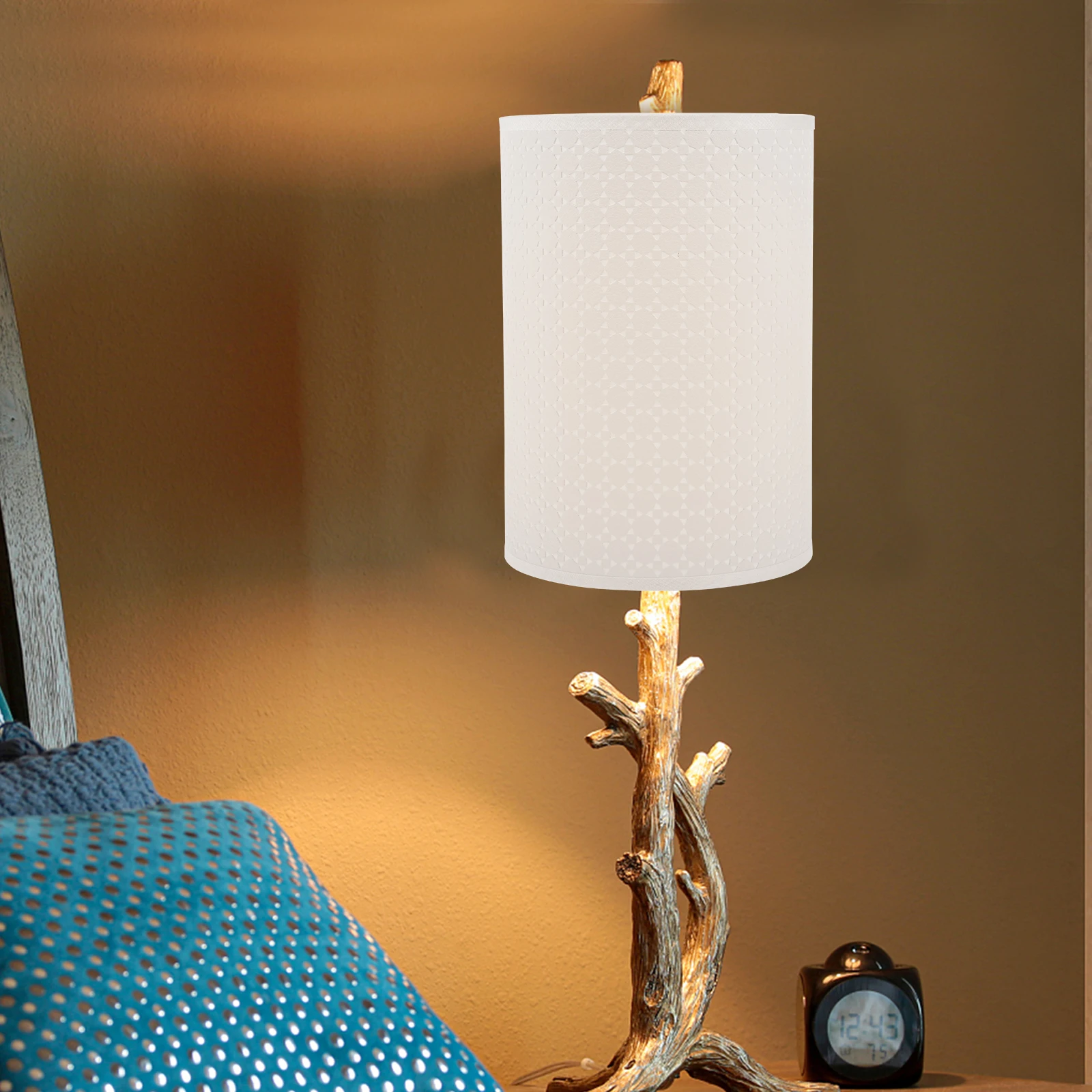 

Round Lampshade Table Shade For Desk Lamp Light Shade Replacement Table Lamp Cover Home Bedside Lighting Accessories