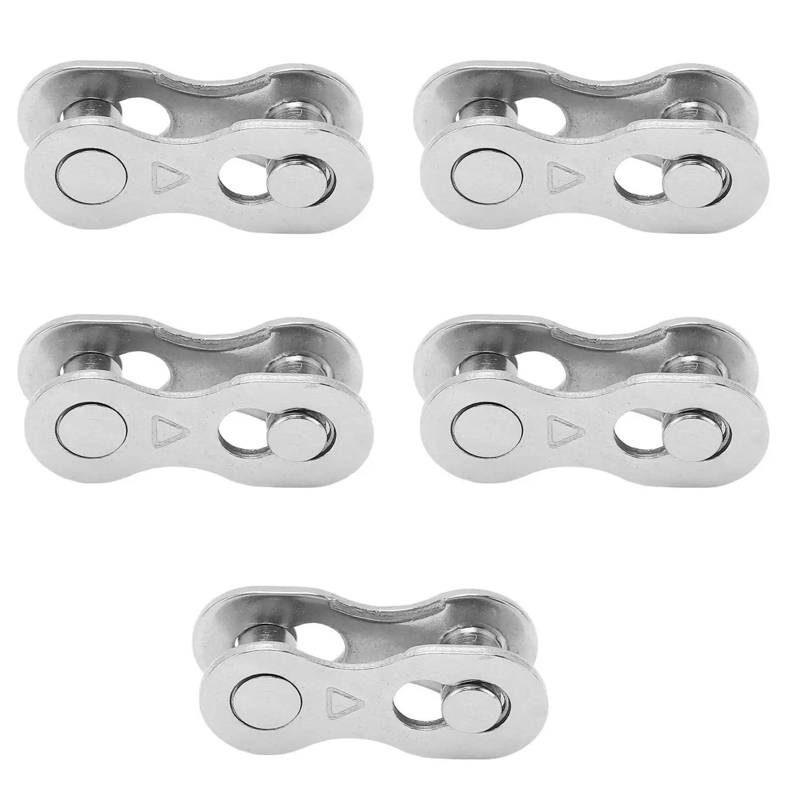 5 Pairs Quick Link Bike Chain Connectors - Road Power Release Buckles for 6 -12 Chains