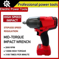 For Milwaukee 1300NM Cordless Electric WrenchLarge Torque Brushless Impact Wrench Car Truck Repair Power Tools 18V Battery
