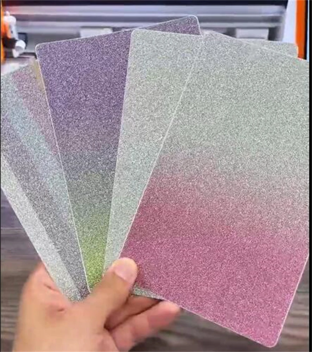 50 قطعة 190*120 مللي متر تغيير لون بريق الهاتف المحمول الخلفي الجلد ملصقات ل حامي الشاشة آلة قطع استخدام أعواد تزيين