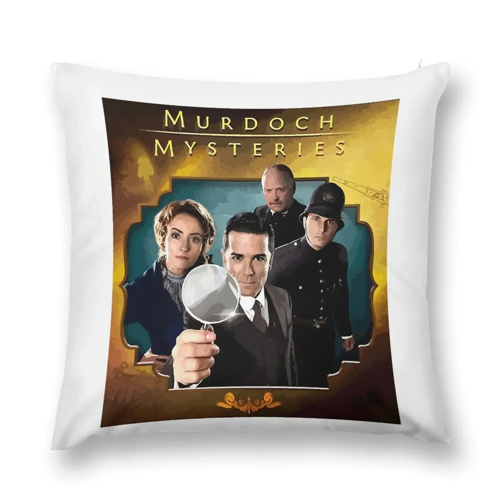 Birthday Girl Murdoch Limited Edition Mysteries Vintage Style Throw Pillow Cusions Cover Pillow Covers Decorative pillow