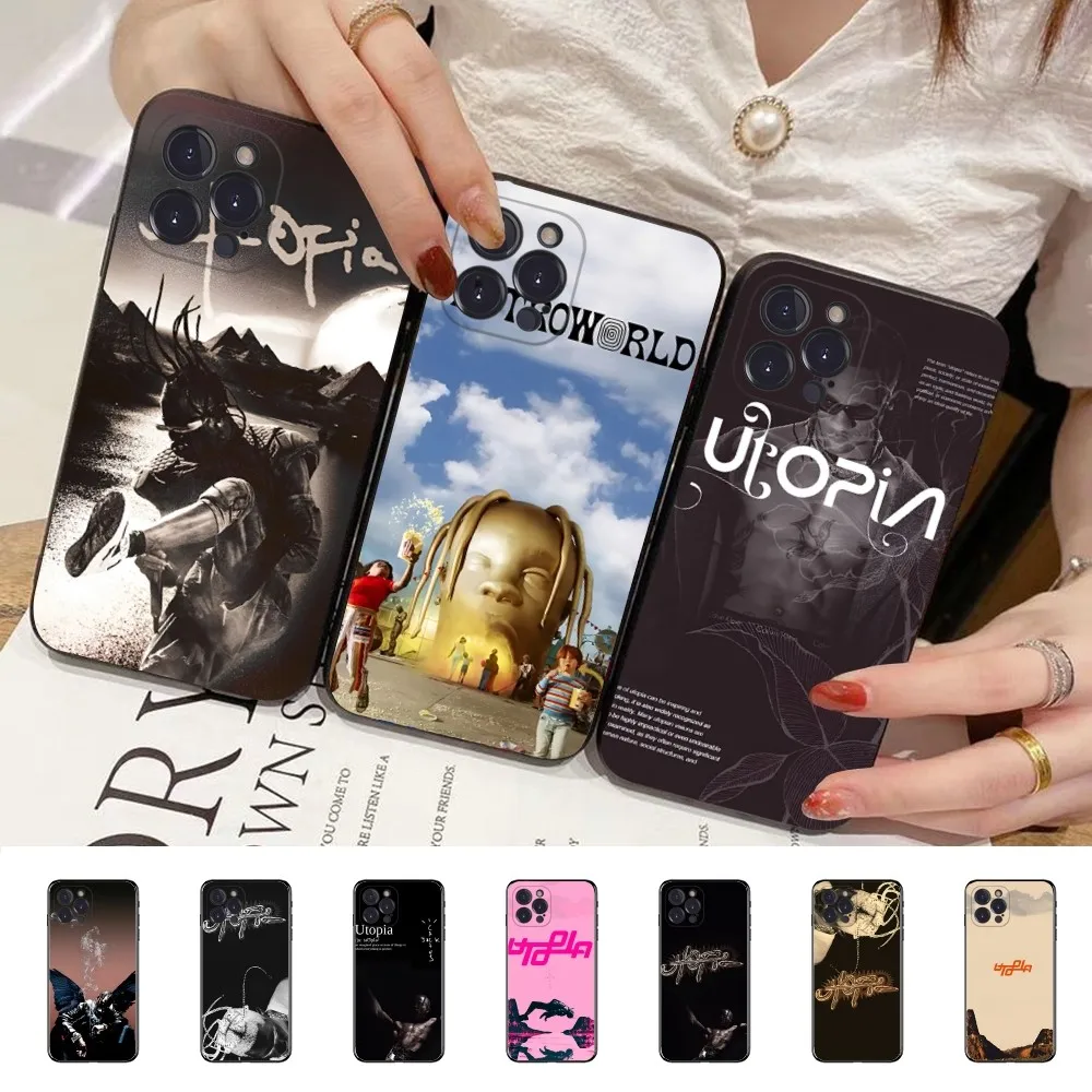 Utopia Album Cover Phone Case For IPhone 16 15 14 13 12 Mini 11 Pro XS Max X XR SE 6 7 8 Plus Soft Silicone Cover