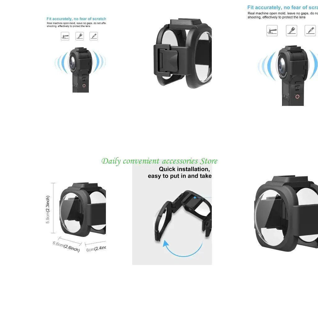 

Защита объектива 97QB, полная защита, водонепроницаемость для 360 1-дюймовый аккумулятор 360 Edition