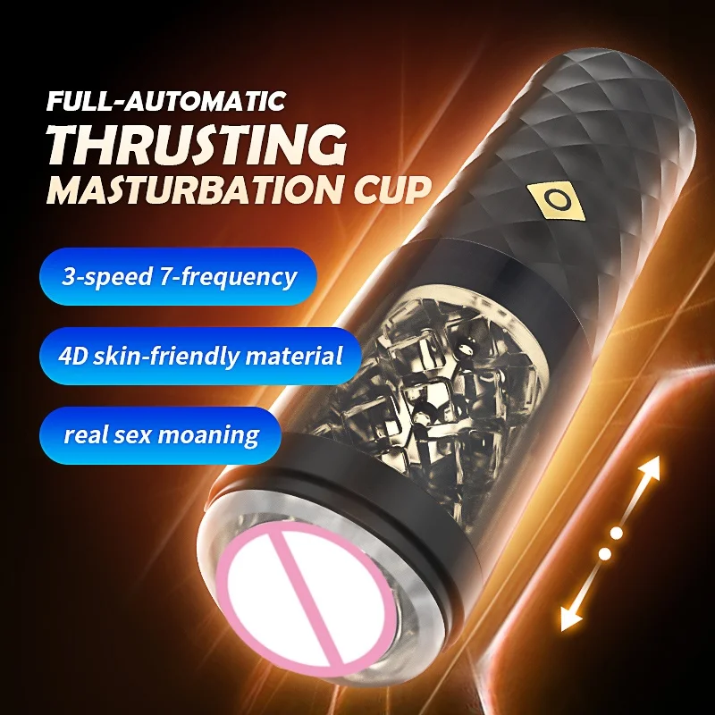 عالية السرعة تلسكوبي التلقائي ذكر الاستمناء كأس المهبل اللسان جهاز استمناء آلة الجنس الكبار الجنس لعب للرجال 18 +