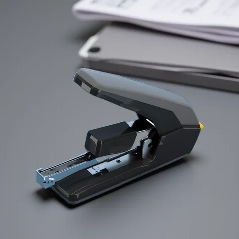 Bilashmart Deli 50 Sheets Heavy Duty Stapler Effortless Paper Binder School Supplies Stationery Stapler Without Staples Office Supplies