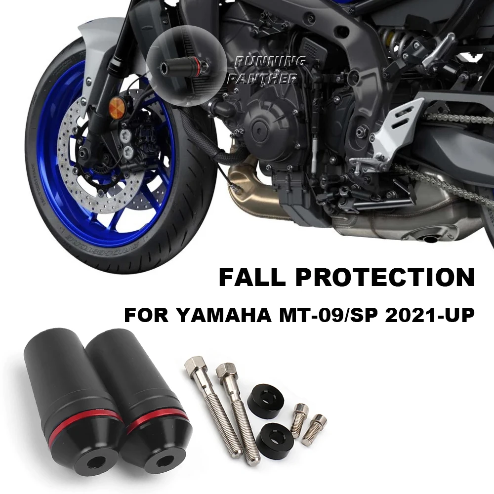 

Для YAMAHA MT-09 MT09 MT 09 SP 2021 2022 2023 слайдер рамы двигателя мотоцикла, защита от падения, Защитная панель