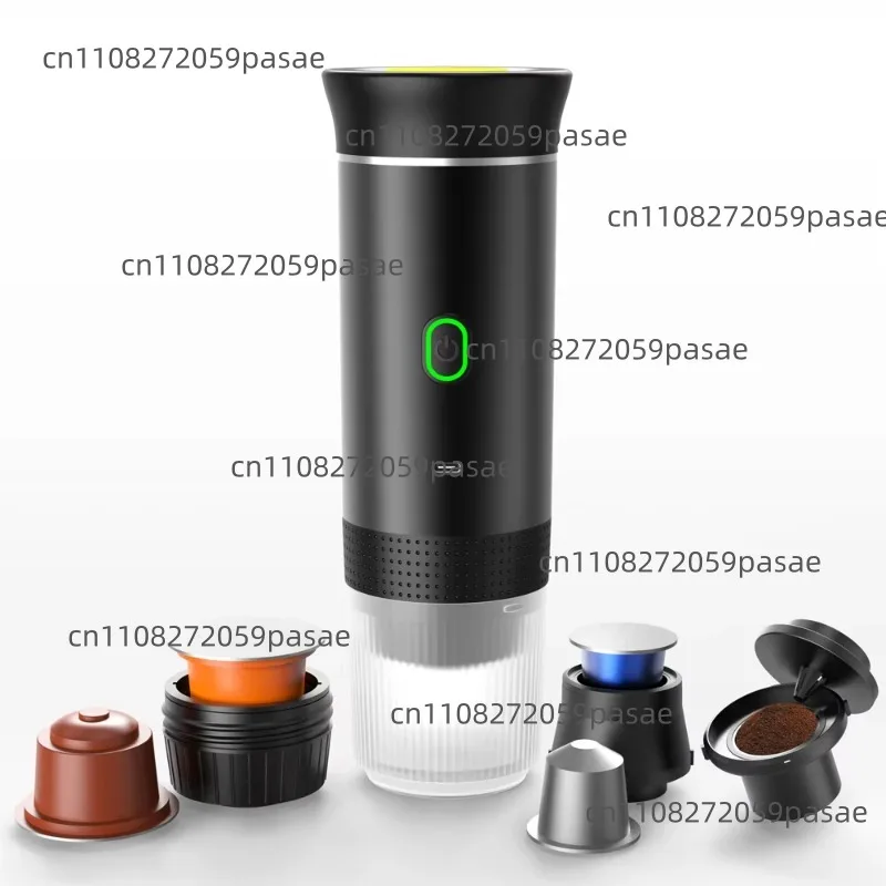 Portable Mini Automatic Espresso Machine Car Compatible Espresso Machine