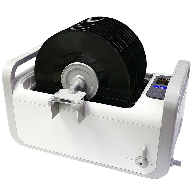 220v Electric Ultrasonic Vinyl Record Washer Disc Gramophone Record Light Washer Vinyl Record Cleaning