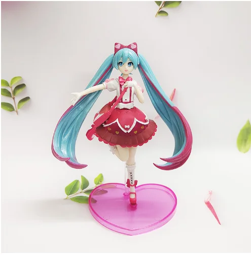 Nowe Anime Miku Cute Kawaii wirtualna piosenkarka Miku Manga figurki figurki Pvc