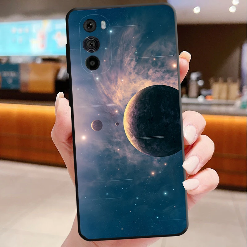 

Phone Case For Motorola Edge 50 40 Pro 60 50 40 30 Ultra Neo Fusion Moto G85 G72 G53 G54 G84 G13 G32 Space Planet Galaxy