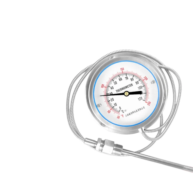 WTZ/WTQ-280 Stainless steel 304 pressure thermometer, printing and dyeing machinery tanker