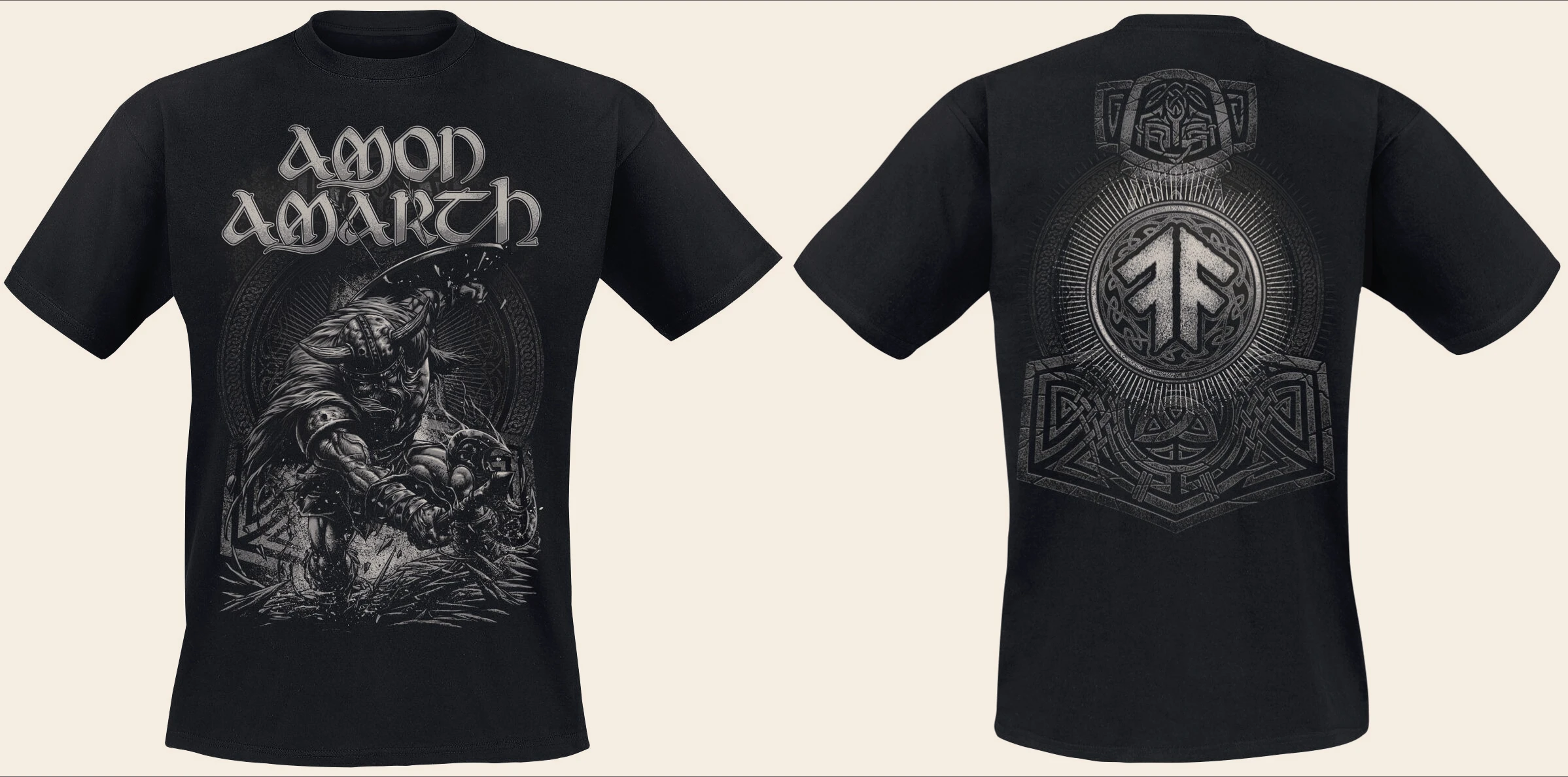 

Warrior Amon Amas T-shirt Peripheral Pattern Printing Summer High Quality Cotton Men's and Women's T-shirt Short Sleeve