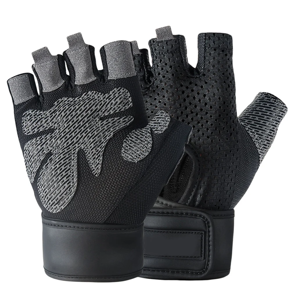 

AntiSlip Sports Gloves HalfFinger Breathable Riding Biking Outdoor MensWomen Gloves For Driving Jogging Fishing Hiking