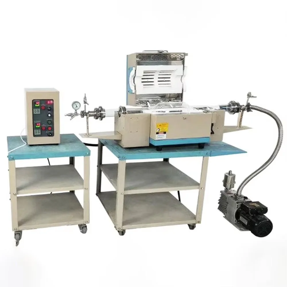 1200C Rotatable Multi-Zone High Temperature Electric Sliding Rotary Furnace High Vacuum Lab Industrial Furnace Equipment