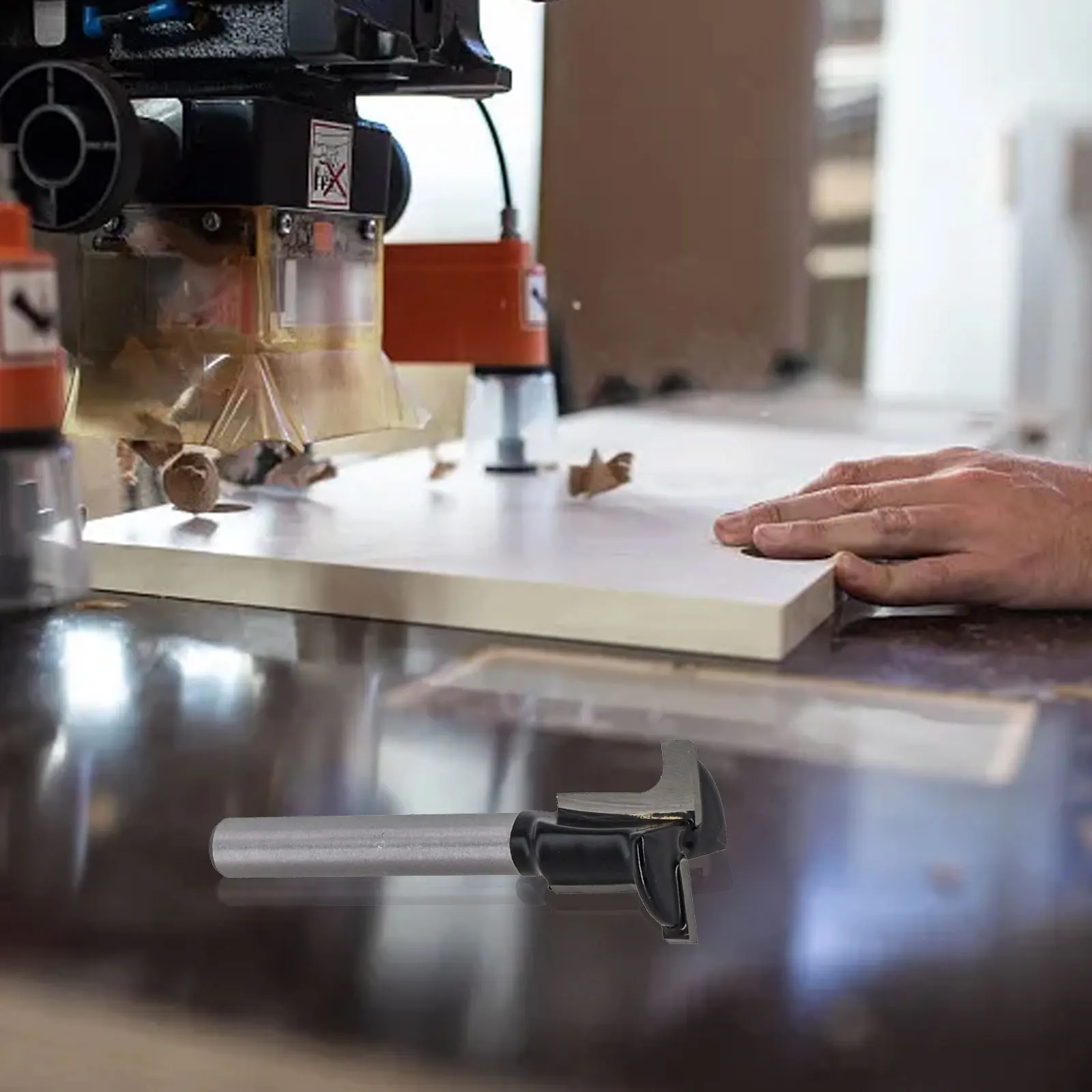 Advanced Double Edged Design in the 14 Handle Wood Veneer Cutter Specializing in Reduced Noise and Vibration during Use