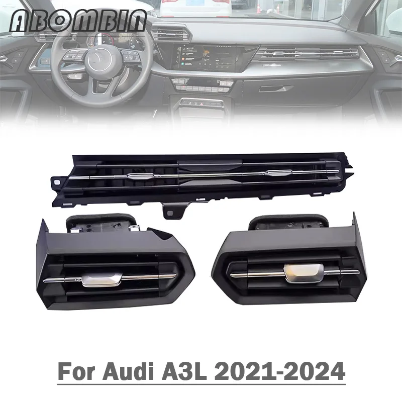 

Воздуховод в сборе, приборная панель, вентиляционная решетка для кондиционера, вентиляционная решетка для Audi A3L 2021 2022 2023 2024