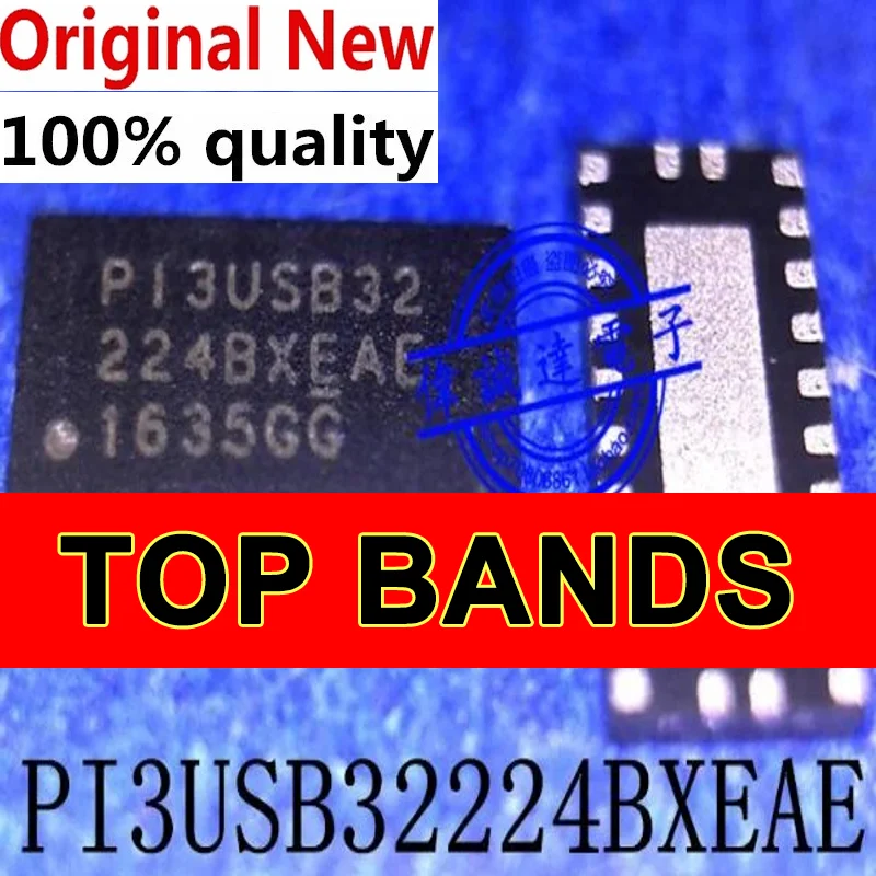 10pcs/lot PI3USB32224BXEAE PI3USB32-224BXEAE P13USB32224BXEAE QFN 100% New Original IC Chipset NEW Original