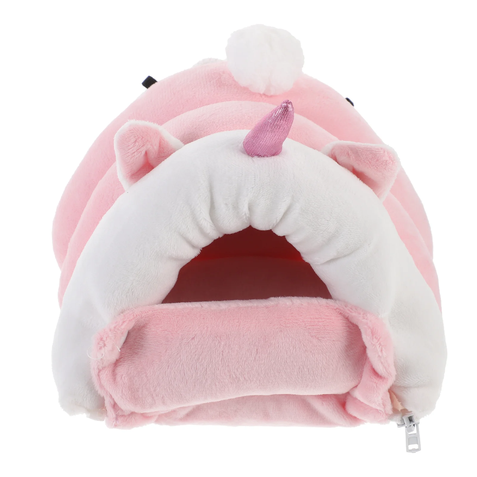 

Mini Hedgehog Cotton Nest Thickened Warm Hamster House Detachable Bed For Guinea Pig Rabbit Rat Unicorn Shape Hideout