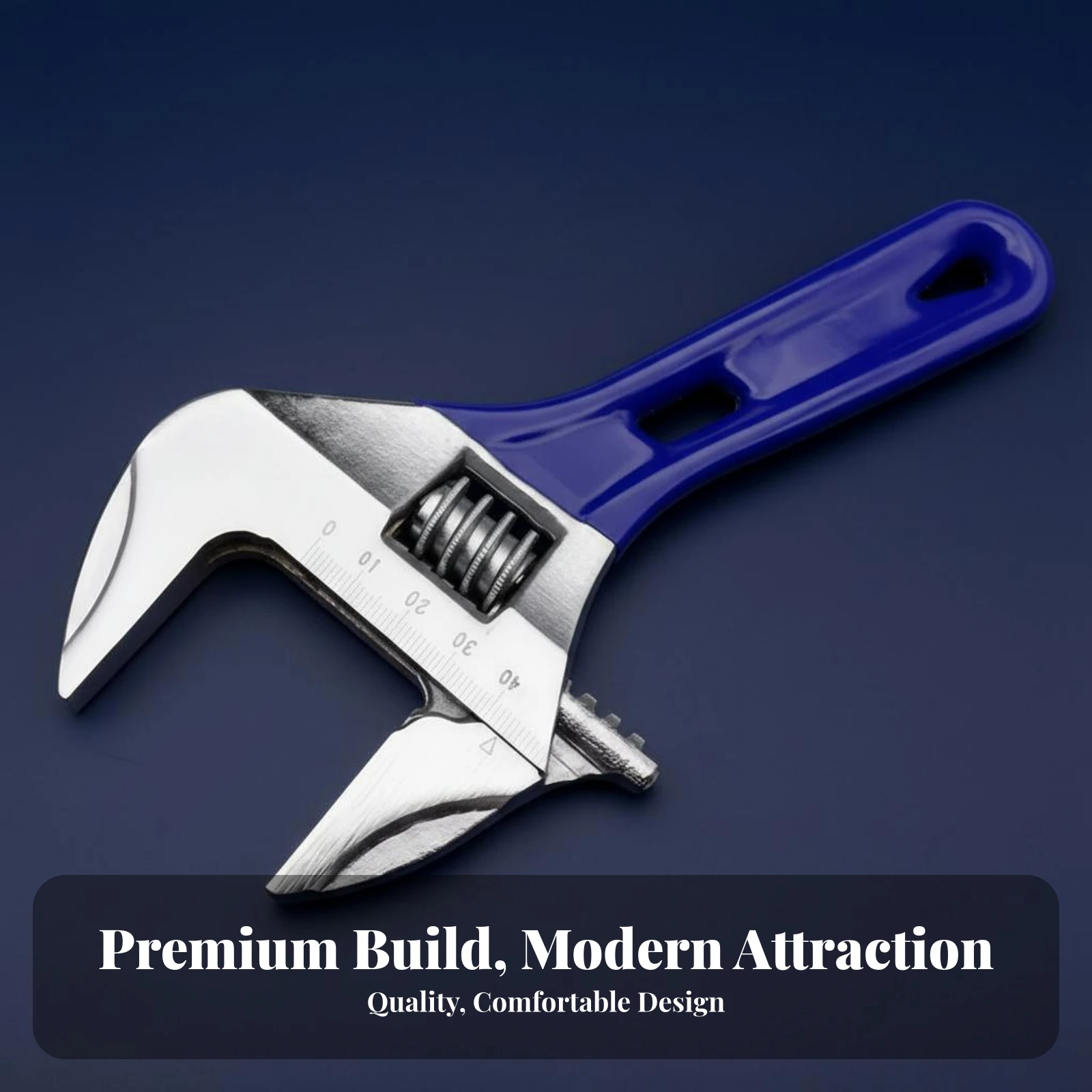 Adjustable Wrench Professional-Grade Grade Large Opening Adjustable Wrench Wide Jaw Spanner Long-Lasting Construction
