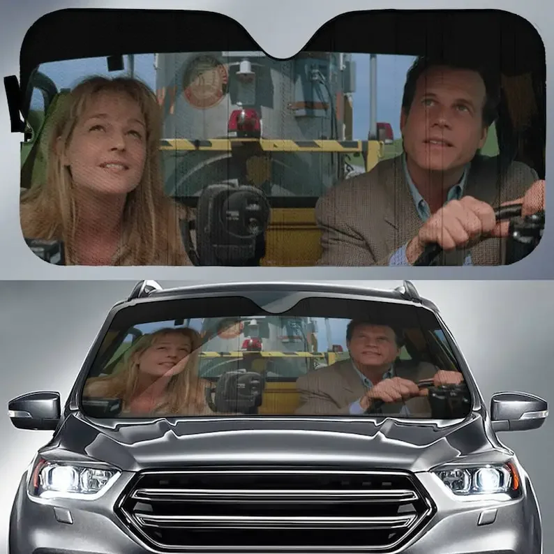 Twisters Car Sun Shade Twisters 1996 Sun Shade Dr Jo Harding and Bill Harding Car Accessories