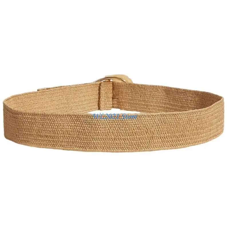 G5GC Rattan, cinto feminino, vestido cintura largo, tecido Bohemians Styles Styles Belt para desgaste casual