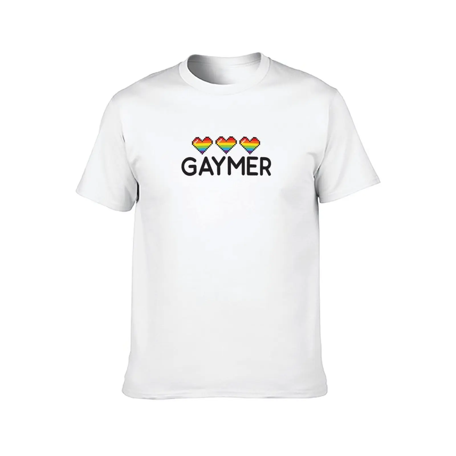 Gaymer Funny Rainbow LGBT Pride Video Game Lives T-Shirt t shirts with prints man t shirt cotton