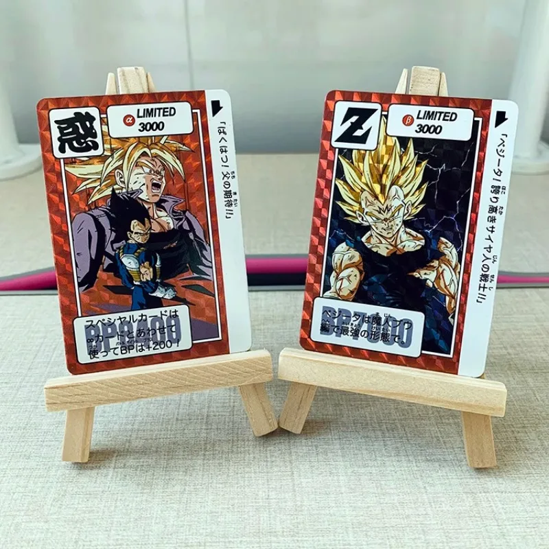 DIY Dragon Ball New Limited 3000 Grid Refractive Flash Card Anime Peripheral Game Collection Card Holiday Gift