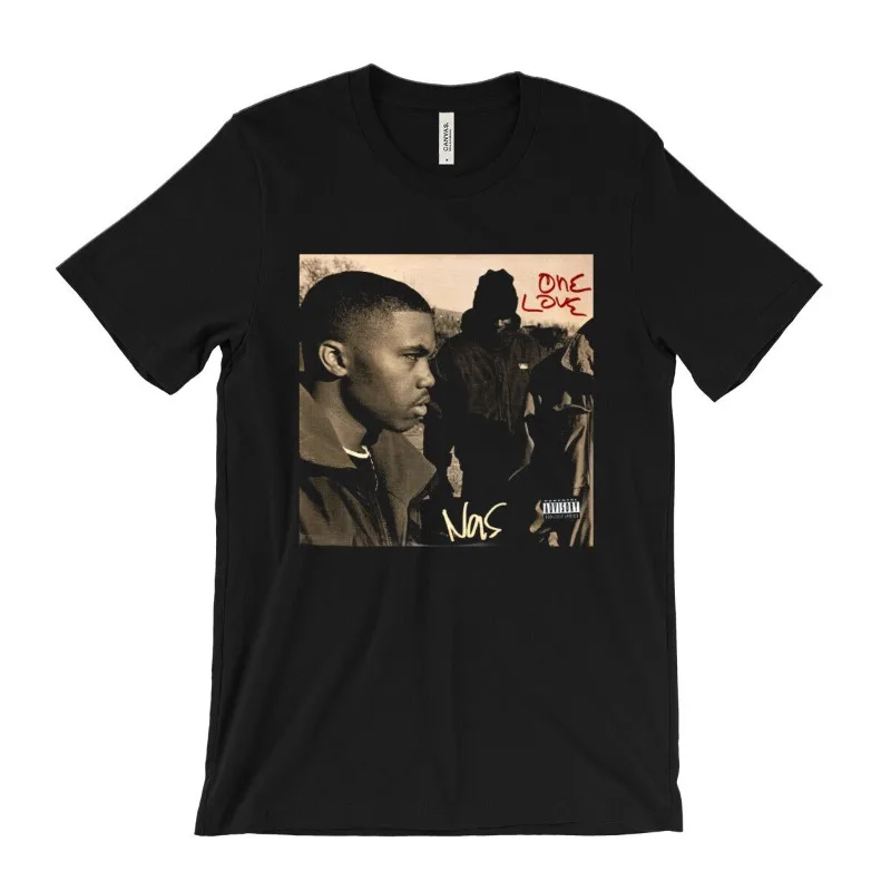 Nas T Shirt -One Love Album Art Illmatic Q-Tip Atcq 12