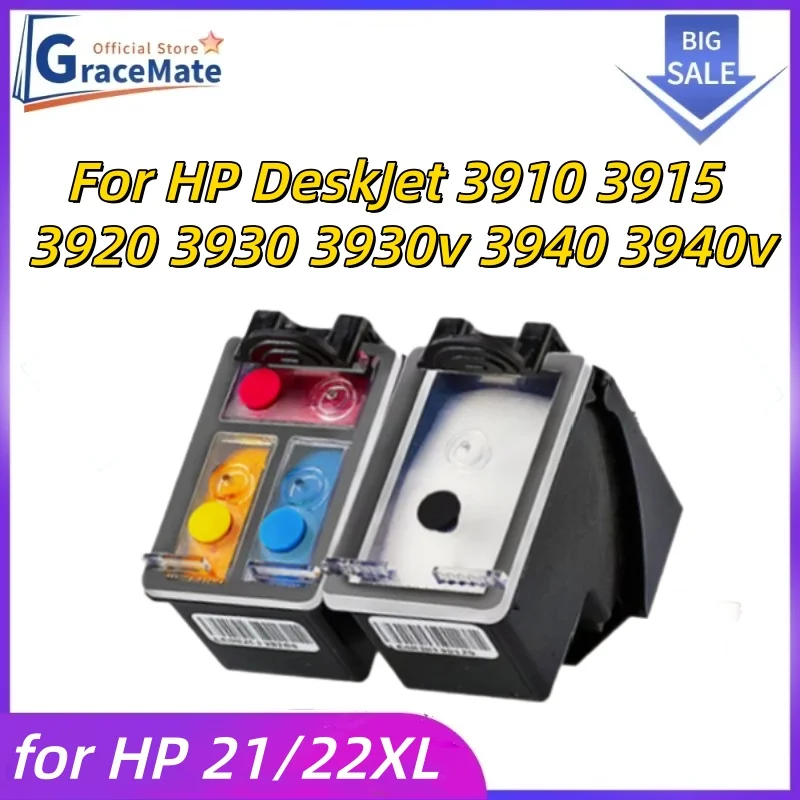 

Совместимый чернильный картридж DMYON для принтеров HP 21 22 F2140 F2180 F2187 F2188 F2210 DeskJet F2110 F2120 F2128