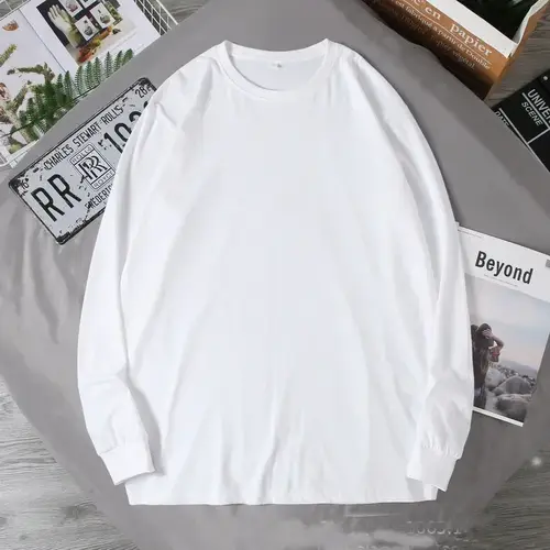 Big Sizes Men Clothes 12XL T Shirt Men Basic 100 Cotton Long Sleeve T-shirt Male Plus Large 10XL Oversized Simples Black Tshirt - Image 4