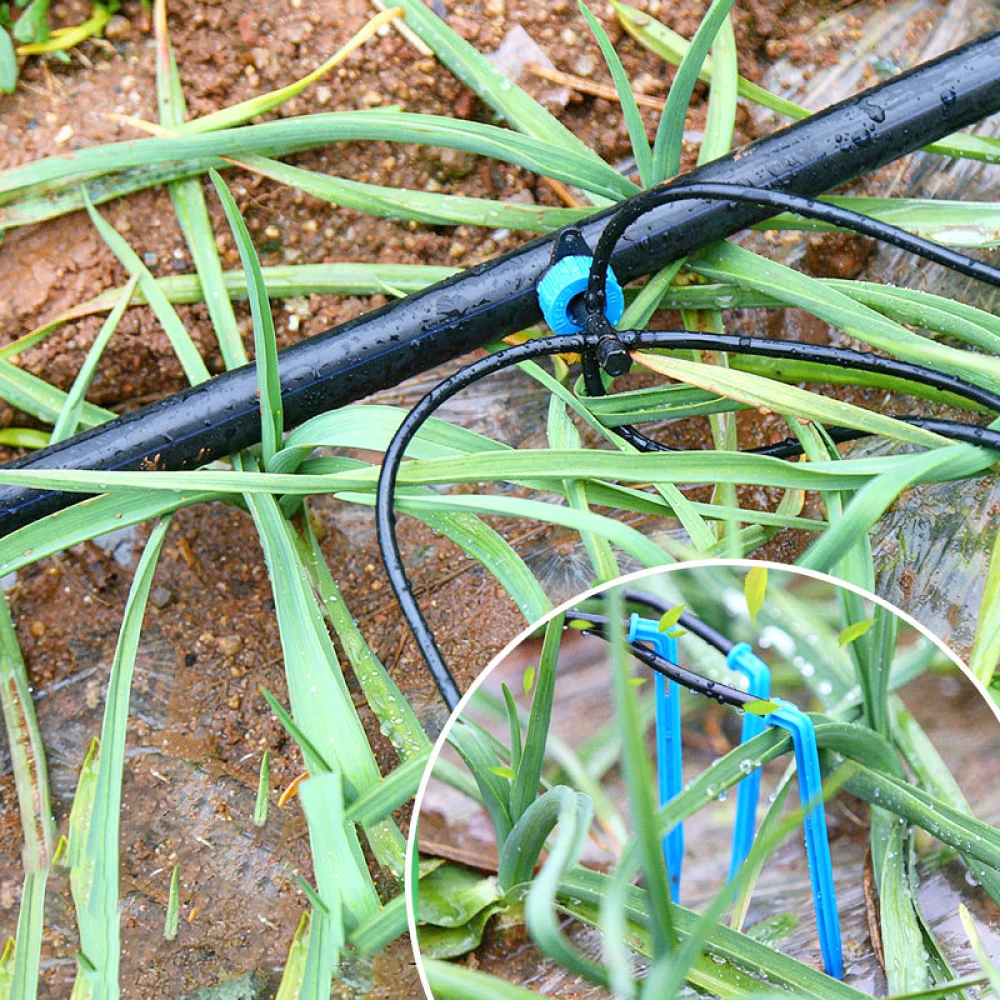 Garden Drip Watering System For Potted Plants Irrigation Emitter Flow Stabilizer Connector Greenhouse Tools