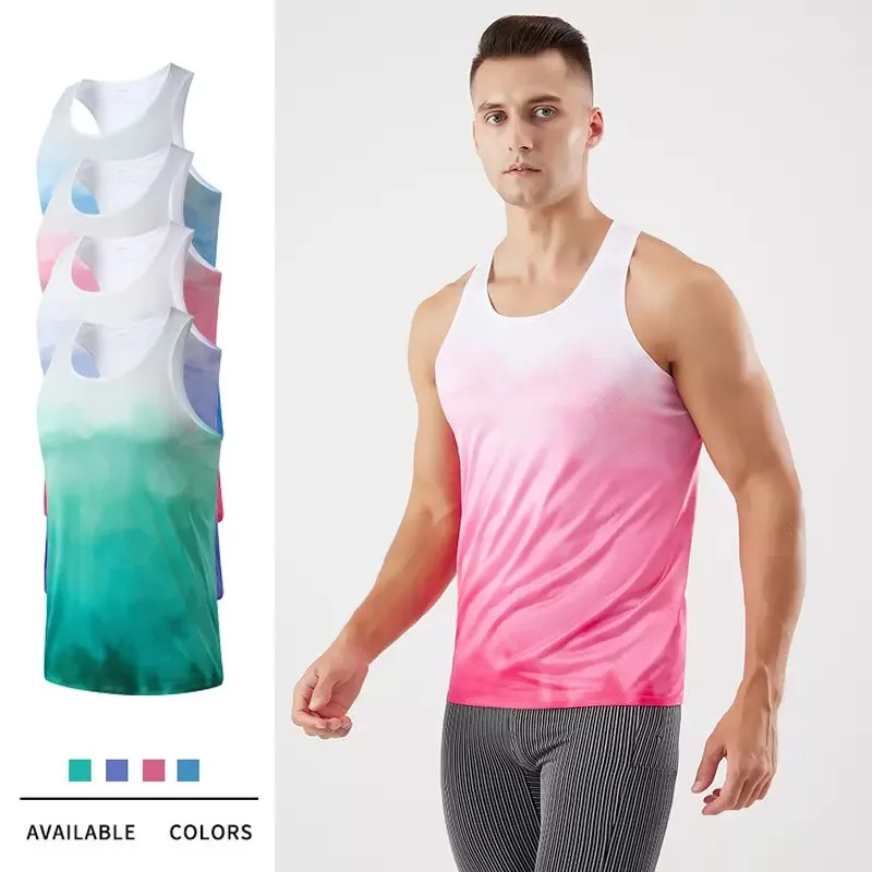 

Adult Men Women Running Outdoor Shirts Tight Gym Tank Top Fitness Marathon T-shirts Sport Exercise Basketball Vest Clothes 109