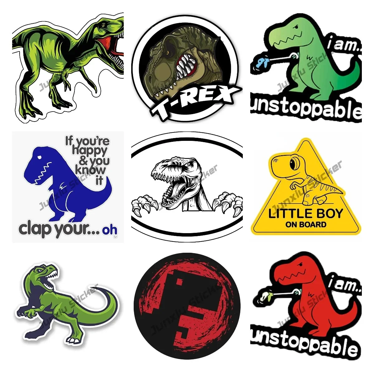 

Tyrannosaurus Rex Decal T- Rex Claw Dinosaur Bumper Sticker Perfect for Laptops Tumblers Windows Cars Trucks Walls Decoration