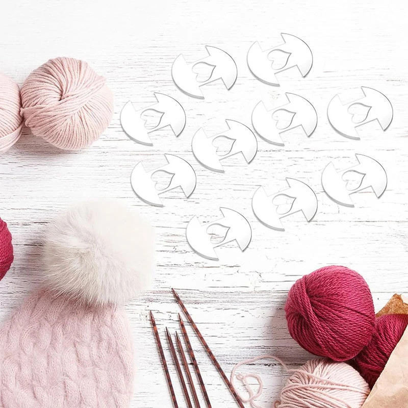 Removable Pom Poms Buttons Set For Hats Pom Pom Holder Knitted Hat Making Fastener Tools Pompom Holders Hat Button Kit