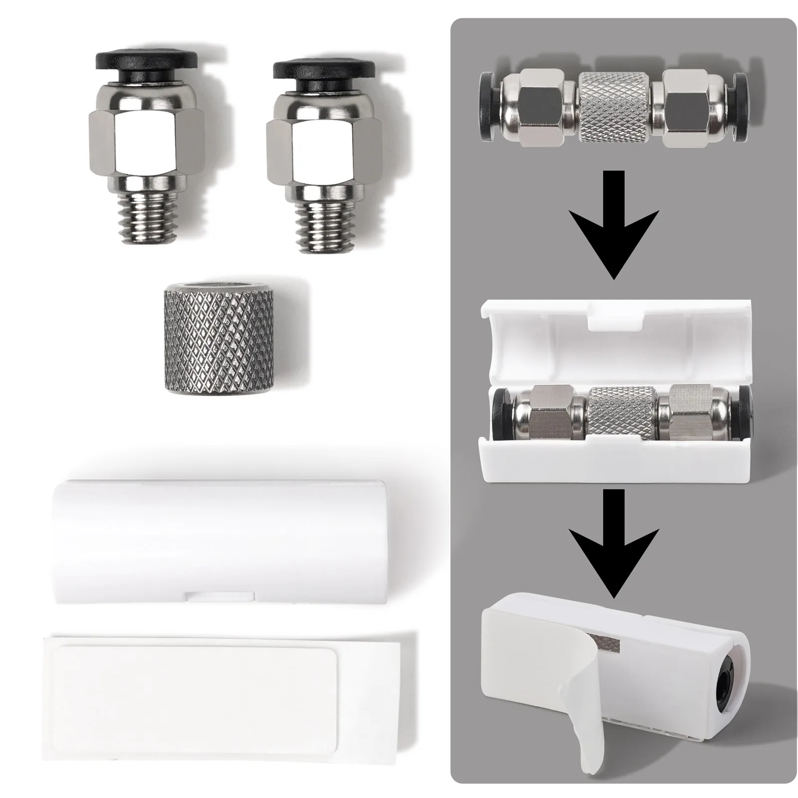 Ultraglatter PTFE-Schlauch für 1,75-mm-Filament mit Schneider für Extruder, 2,5-mm-ID x 4 mm Außendurchmesser, Rohr für Bambu Lab A1/P1P/P1S/X1C – Detail 12