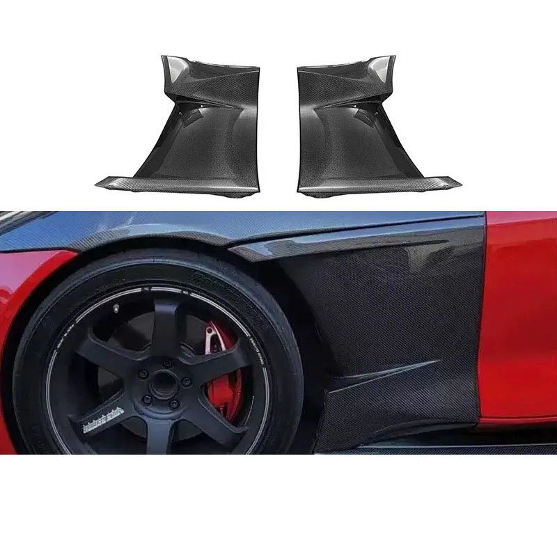 

Applicable to Toyota Supra A90 upgraded EVS version carbon fiber front fender mudguard kit