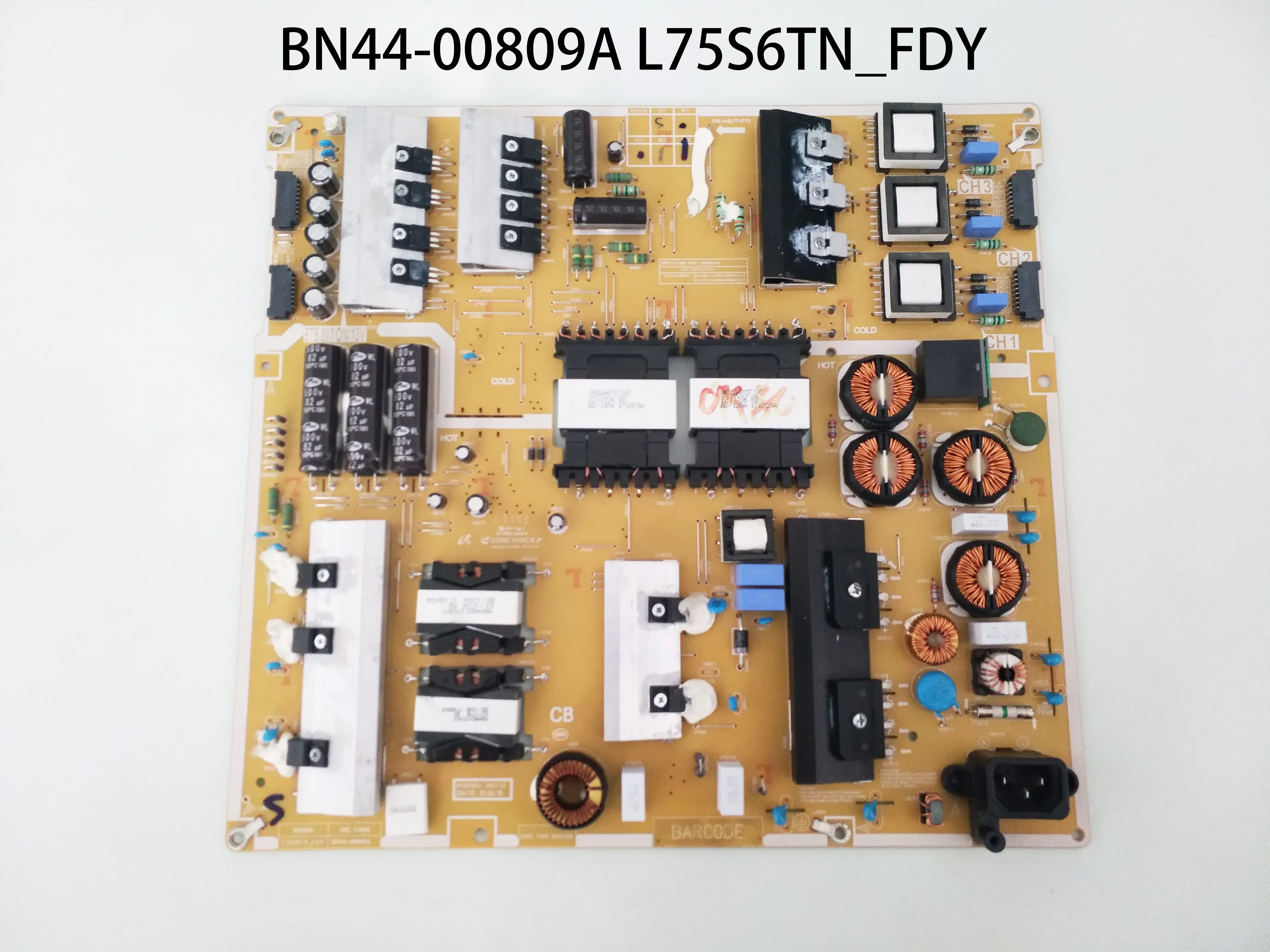 

Power Supply Board BN44-00809A L75S6TN_FDY is for UN75MU6300FXZ UN75JU6500FXZA UA75MU6100 UA75JU6400J UA75MU6320J UA75MU6300J TV