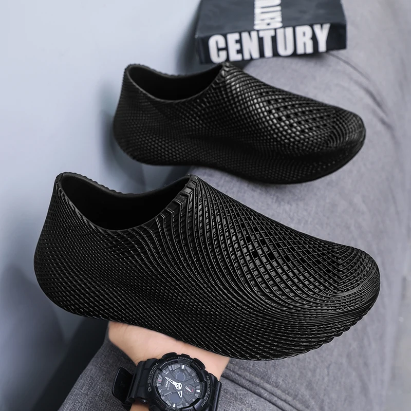 Couple style EVA thick soled mesh indoor perforated shoes, outdoor sports casual sandals