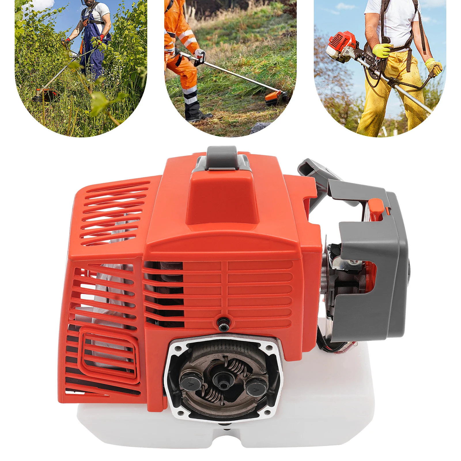 

2.2kW 63.3cc 2-Stroke Air-cooled Single-cylinder Gasoline Engine Portable 7500r/min, for Lawn and Garden Equipment