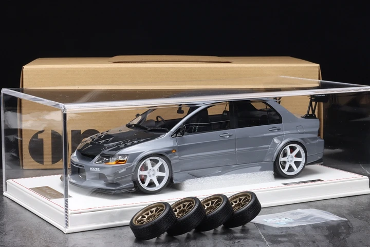 Onemodel 1:18 Lancer EVO IX JDM Simulation Limited Edition Resin Metal Static Car Model Toy Gift