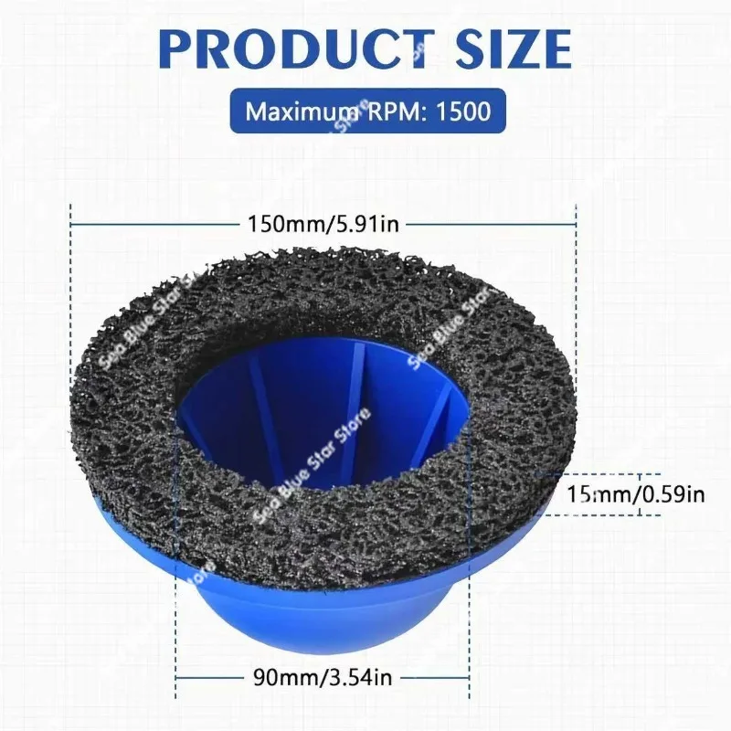 Wheel hub sander Wheel hub hand brake disc cleaning sanding blade rust removal, grinding automotive sheet metal