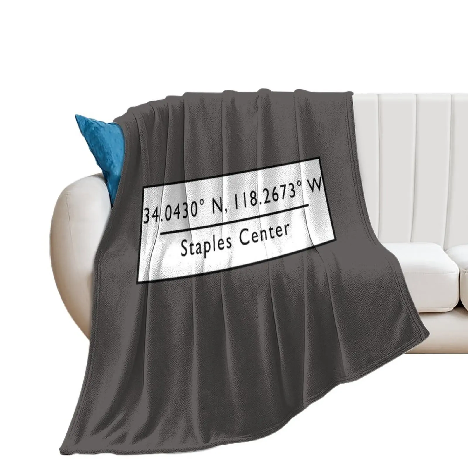 Staples Center Coordinates Throw Blanket For Decorative Sofa Furrys warm for winter Blankets