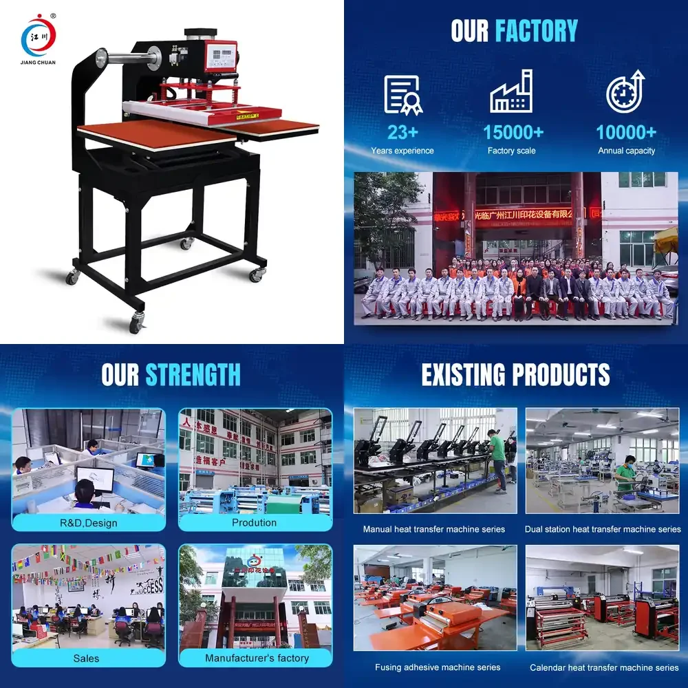 

High Quality 6040 Double Station Pneumatic Sublimation T-shirt Heat Press Transfer Machine