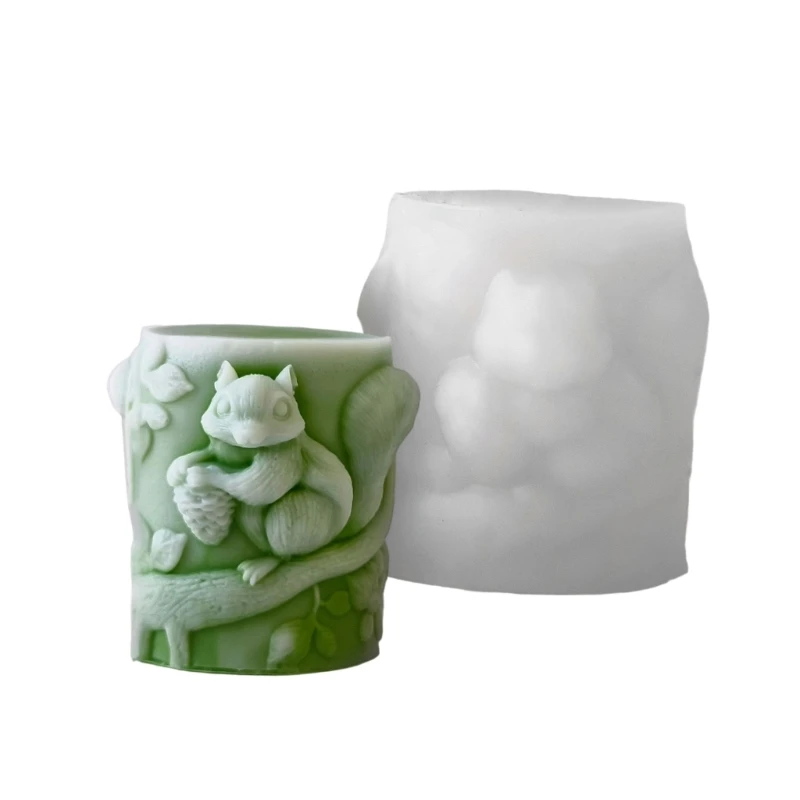 

C71D Practical Sturdy Silicone Mould Accessory for Squirrel Holders Portable for Handmade Gifts and Home Accent