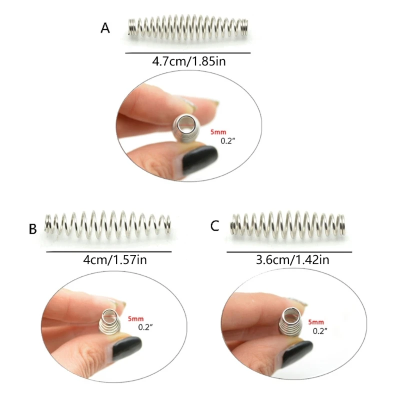 เส้นผ่านศูนย์กลาง 5 มม.สแตนเลสเปลี่ยนสปริงสำหรับ Garden Shear Part